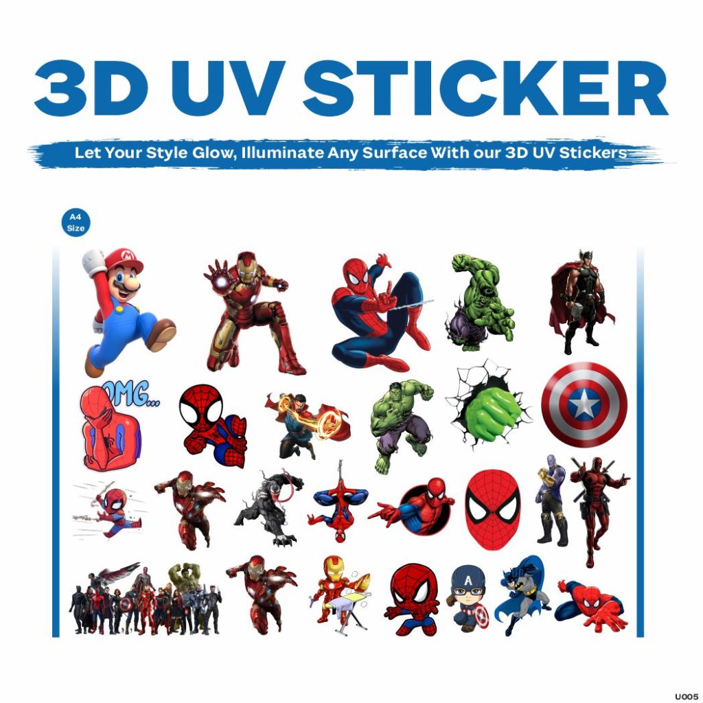 Top-Quality UV DTF Stickers – Vibrant and Attention-Grabbing