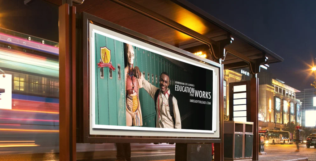 Outdoor and indoor advertising boosting business visibility by Vibrant Colour