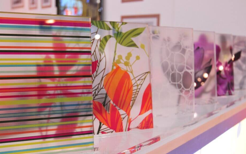 Wholesale glass UV printing for B2B branding by Vibrant Colour