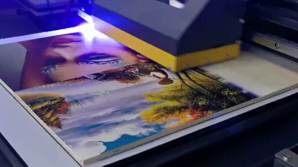 Acrylic UV printed acrylic board used for professional business signage in Pakistan