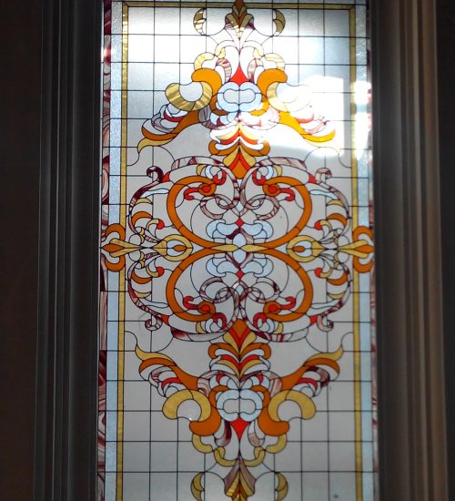 Stained glass UV printing – vibrant, translucent & durable full-color design