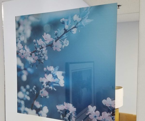 Mirror with full-color UV printing – vibrant, durable & scratch-resistant